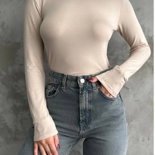 220110 TOPTAN BEJ BLUZ 220110 TOPTAN BEJ BLUZ toptan bayan giyim