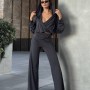 220143 TOPTAN SİYAH PANTOLON TAKIM toptan bayan giyim