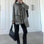 220220 TOPTAN GRİ CEKET toptan bayan giyim