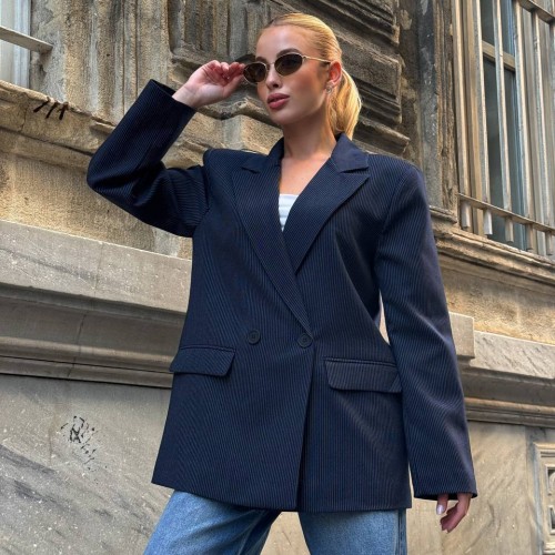 220277 TOPTAN LACİVERT CEKET 220277 TOPTAN LACİVERT CEKET toptan bayan giyim