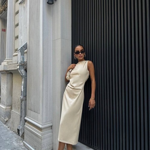 220286 TOPTAN BEJ ELBİSE 220286 TOPTAN BEJ ELBİSE toptan bayan giyim