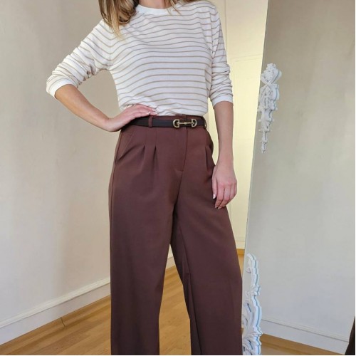 220304 TOPTAN KAHVE PANTOLON toptan bayan giyim