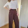 220304 TOPTAN KAHVE PANTOLON toptan bayan giyim