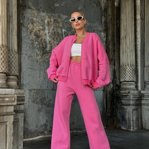 220316 TOPTAN FUŞYA EŞOFMAN TAKIM toptan bayan giyim