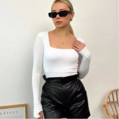 220335 TOPTAN BEYAZ BLUZ toptan bayan giyim