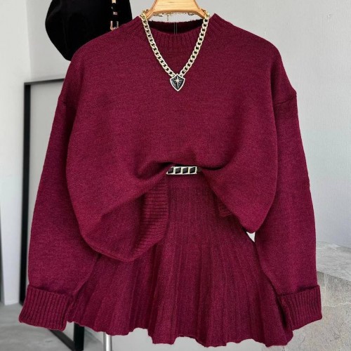 220445 TOPTAN BORDO ETEK TAKIM toptan bayan giyim