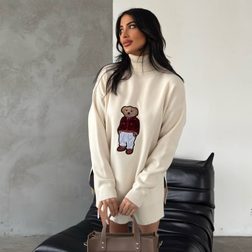 220451 TOPTAN BEJ KAZAK 220451 TOPTAN BEJ KAZAK toptan bayan giyim