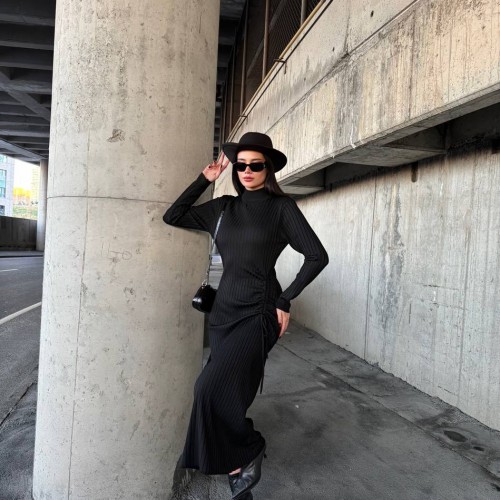 220463 TOPTAN SİYAH ELBİSE 220463 TOPTAN SİYAH ELBİSE toptan bayan giyim