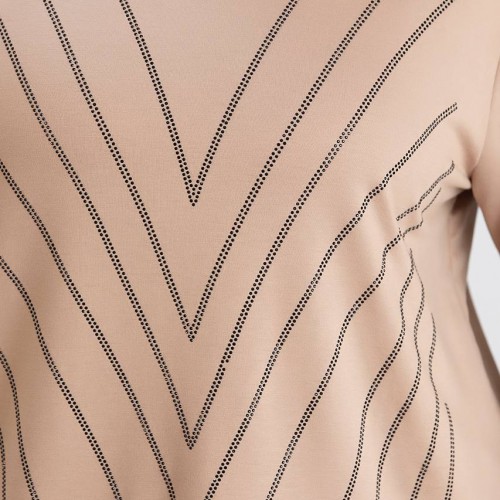 220592 TOPTAN BEJ BLUZ toptan bayan giyim