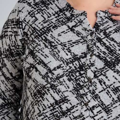 220602 TOPTAN DESENLİ GÖMLEK toptan bayan giyim