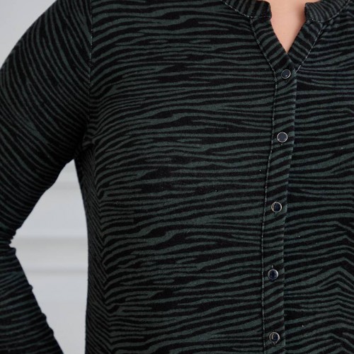 220606 TOPTAN DESENLİ GÖMLEK toptan bayan giyim