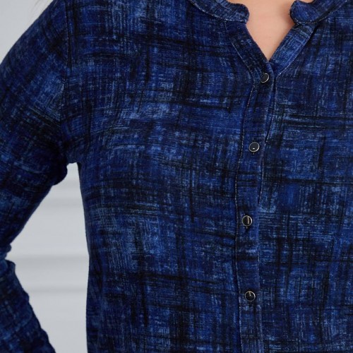 220610 TOPTAN DESENLİ GÖMLEK toptan bayan giyim