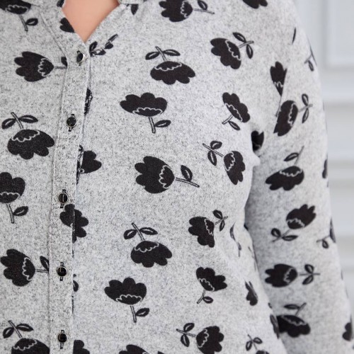 220614 TOPTAN DESENLİ GÖMLEK toptan bayan giyim