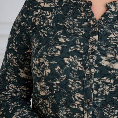 220618 TOPTAN DESENLİ GÖMLEK toptan bayan giyim