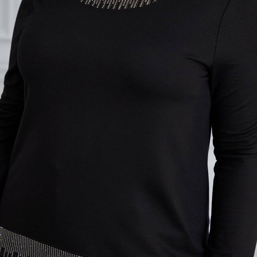 220625 TOPTAN SİYAH BLUZ toptan bayan giyim