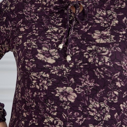 220646 TOPTAN DESENLİ BLUZ toptan bayan giyim