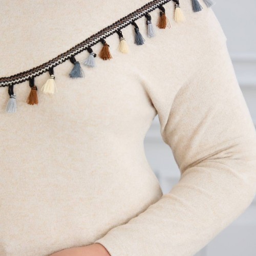 220647 TOPTAN BEJ BLUZ toptan bayan giyim