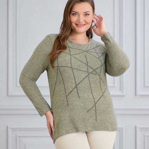 220653 TOPTAN HAKİ BLUZ toptan bayan giyim