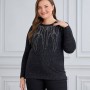 220659 TOPTAN SİYAH BLUZ toptan bayan giyim