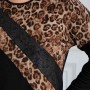 220663 TOPTAN LEOPAR BLUZ toptan bayan giyim