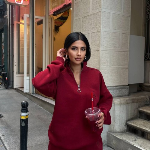 220744 TOPTAN BORDO EŞOFMAN TAKIM 220744 TOPTAN BORDO EŞOFMAN TAKIM toptan bayan giyim