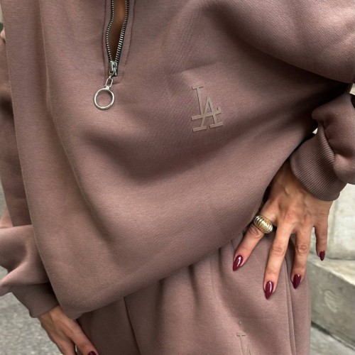 220749 TOPTAN KAHVE EŞOFMAN TAKIM toptan bayan giyim