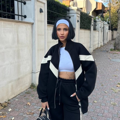 220758 TOPTAN BORDO EŞOFMAN TAKIM toptan bayan giyim