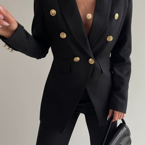 220867 TOPTAN SİYAH PANTOLON TAKIM toptan bayan giyim