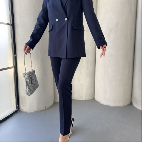 220905 TOPTAN LACİVERT PANTOLON TAKIM 220905 TOPTAN LACİVERT PANTOLON TAKIM toptan bayan giyim