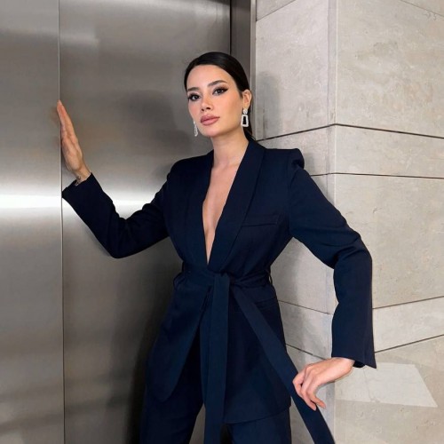 220913 TOPTAN LACİVERT PANTOLON TAKIM 220913 TOPTAN LACİVERT PANTOLON TAKIM toptan bayan giyim