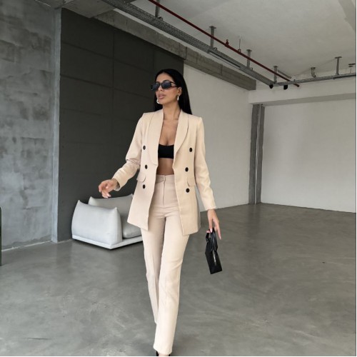 220918 TOPTAN BEJ PANTOLON TAKIM toptan bayan giyim