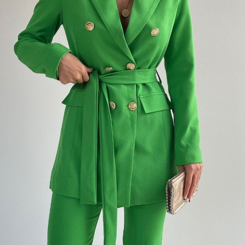 220945 TOPTAN YEŞİL PANTOLON TAKIM 220945 TOPTAN YEŞİL PANTOLON TAKIM toptan bayan giyim