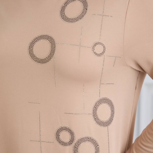 221011 TOPTAN BEJ BLUZ toptan bayan giyim