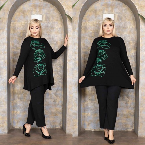 221056 TOPTAN SİYAH BLUZ toptan bayan giyim