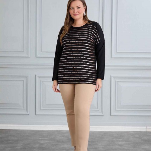 221093 TOPTAN SİYAH BLUZ toptan bayan giyim