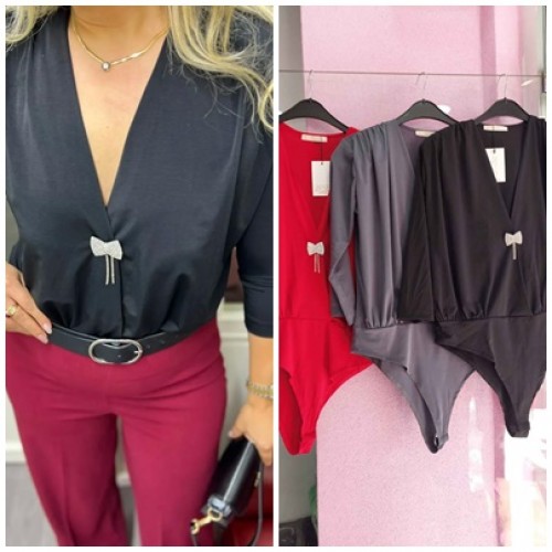 221095 TOPTAN SİYAH BLUZ toptan bayan giyim