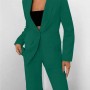 221173 TOPTAN YEŞİL PANTOLON TAKIM toptan bayan giyim