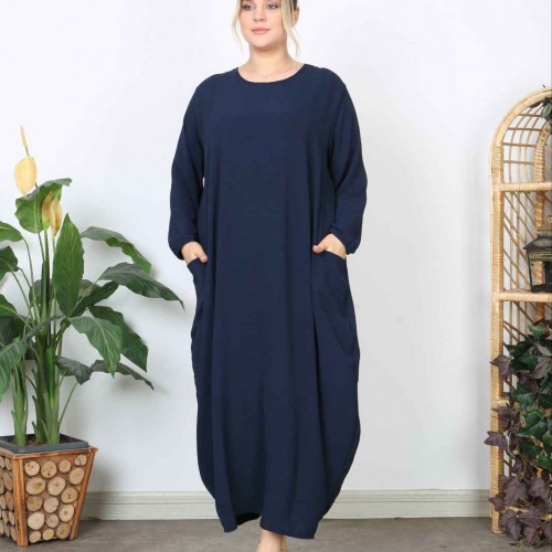 221290 TOPTAN LACİVERT ELBİSE toptan bayan giyim