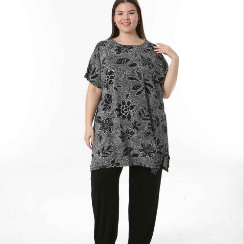 221369 TOPTAN DESENLİ BLUZ 221369 TOPTAN DESENLİ BLUZ toptan bayan giyim