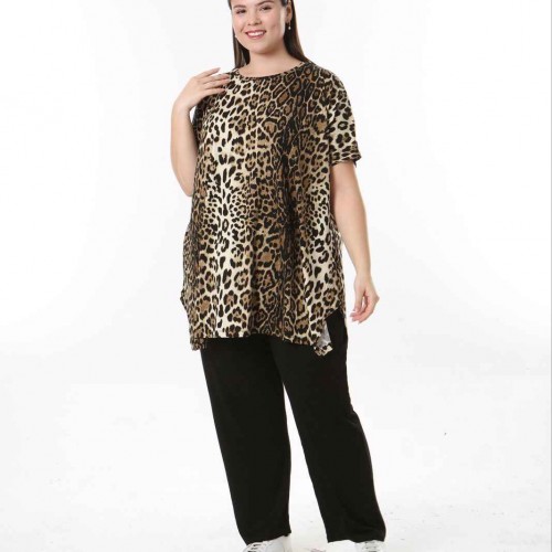 221374 TOPTAN DESENLİ BLUZ toptan bayan giyim