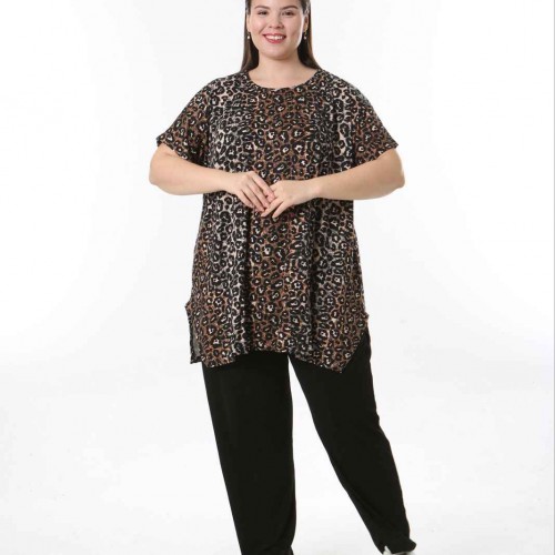 221378 TOPTAN DESENLİ BLUZ toptan bayan giyim