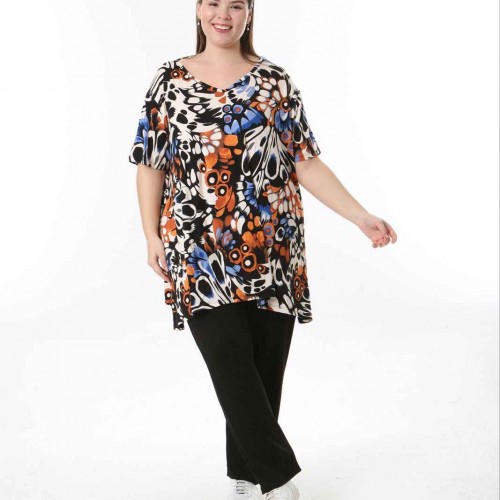 221380 TOPTAN DESENLİ BLUZ 221380 TOPTAN DESENLİ BLUZ toptan bayan giyim