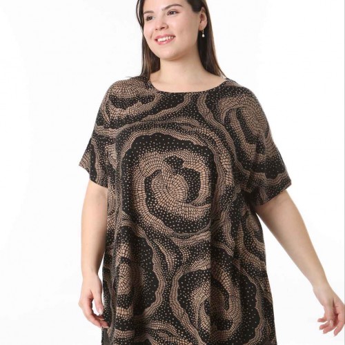 221398 TOPTAN DESENLİ BLUZ toptan bayan giyim