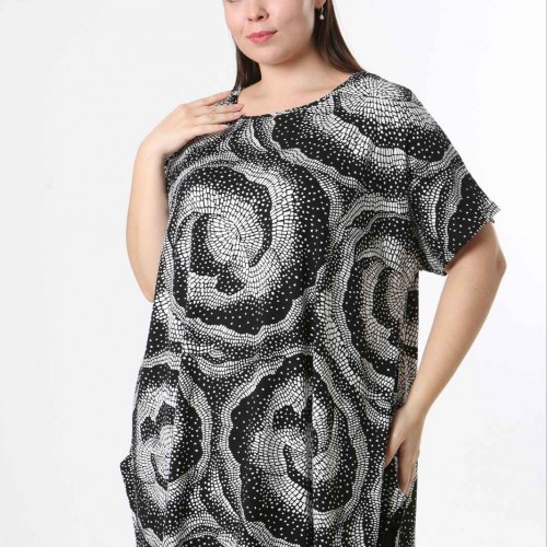 221399 TOPTAN DESENLİ BLUZ toptan bayan giyim