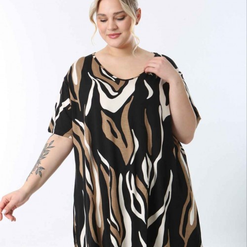 221439 TOPTAN DESENLİ BLUZ toptan bayan giyim