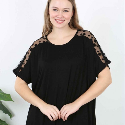 221474 TOPTAN DESENLİ BLUZ toptan bayan giyim