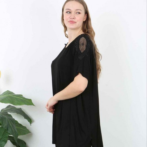 221478 TOPTAN DESENLİ BLUZ toptan bayan giyim