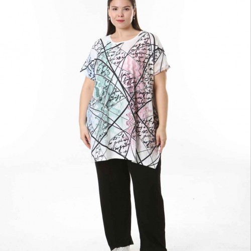 221491 TOPTAN DESENLİ BLUZ 221491 TOPTAN DESENLİ BLUZ toptan bayan giyim