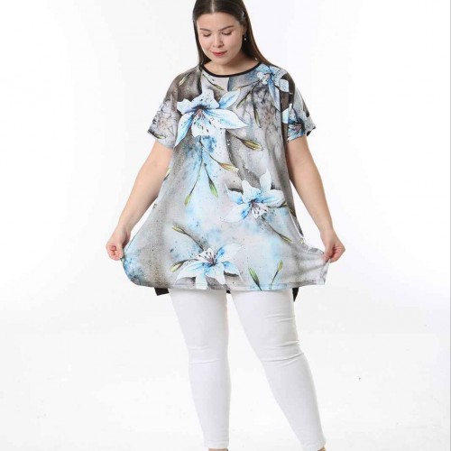 221498 TOPTAN DESENLİ BLUZ 221498 TOPTAN DESENLİ BLUZ toptan bayan giyim