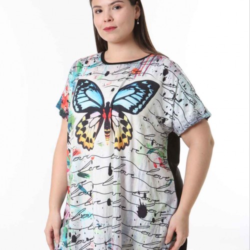 221515 TOPTAN DESENLİ BLUZ toptan bayan giyim